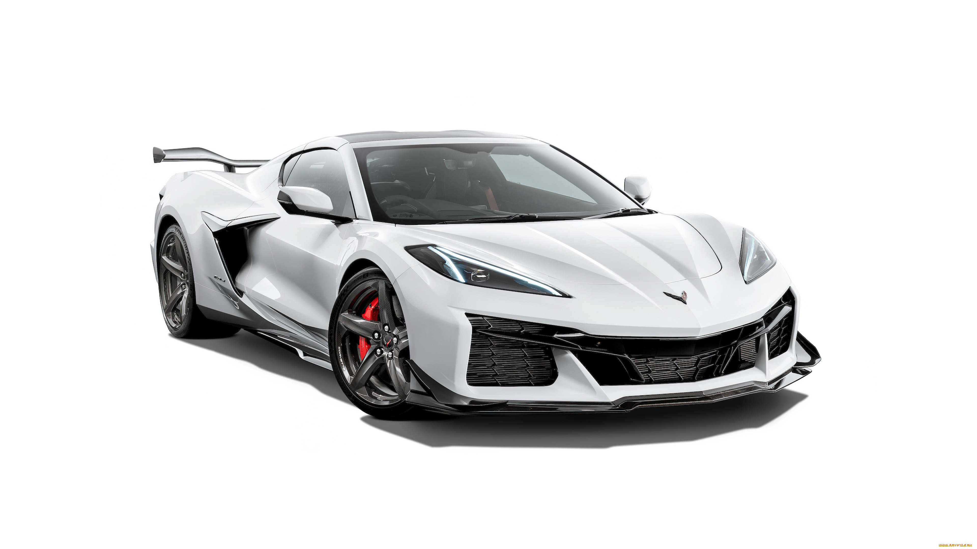 , corvette, chevrolet, z06, sports, cars, white, high, performance